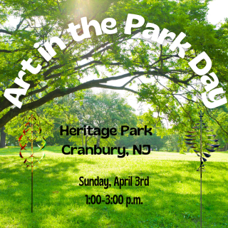 picture of park with details of event